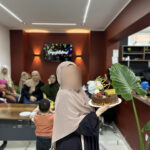 Elite d'Or English teacher Roumaissa commemorative photo during her birthday celebration party at the academy (2)