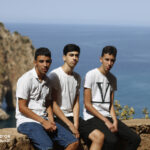Elite-d'Or-adult-English-class-students-enjoying-the-panoramic-view-of-Cap-Carbon-Bejaia-Algeria