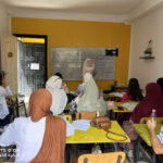 Elite d'Or adult French language class students with teacher inside the classroom Dellys Algeria