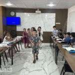 Elite d'Or children English class students doing a fun activity with their teacher Dellys Algeria