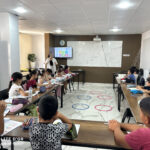 Elite d'Or children English class students focused on their teacher during a classroom lesson Dellys Algeria (2)