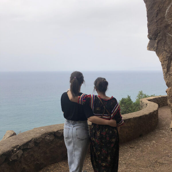 Elite-dOr-student-with-Celia-from-the-academy-administration-team-at-Cap-Carbon-Bejaia-Algeria