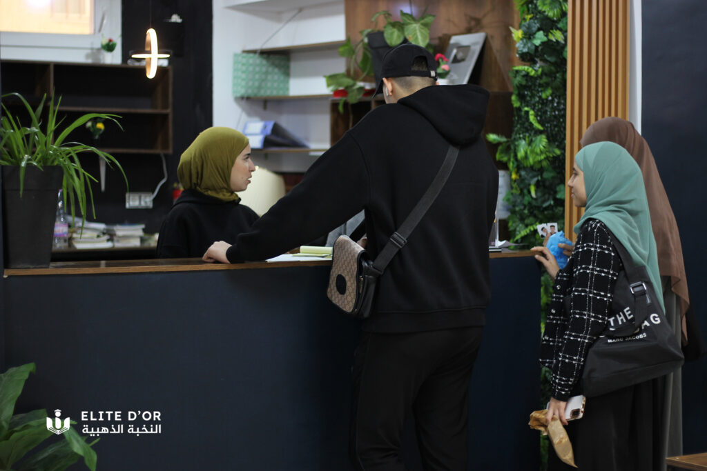 Elite-dOr-students-at-the-academy-reception-area-Dellys-Algeria.