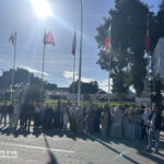 Elite d'Or students parents and administration group photo during the International Book Fair trip Algiers