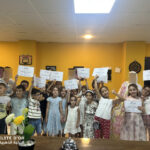 Elite d'Or young language class students group photo with little Spiderman Dellys Algeria (5)
