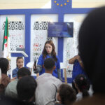 Young-woman-speaking-at-a-workshop-during-the-International-Book-Fair-Algiers-Algeria